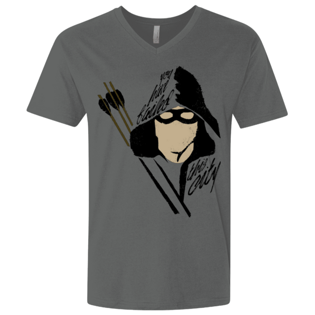 T-Shirts Heavy Metal / X-Small Green Archer Men's Premium V-Neck