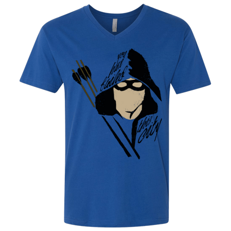 T-Shirts Royal / X-Small Green Archer Men's Premium V-Neck