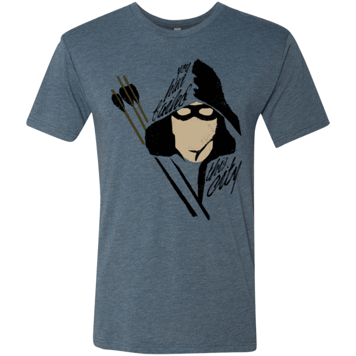 T-Shirts Indigo / Small Green Archer Men's Triblend T-Shirt
