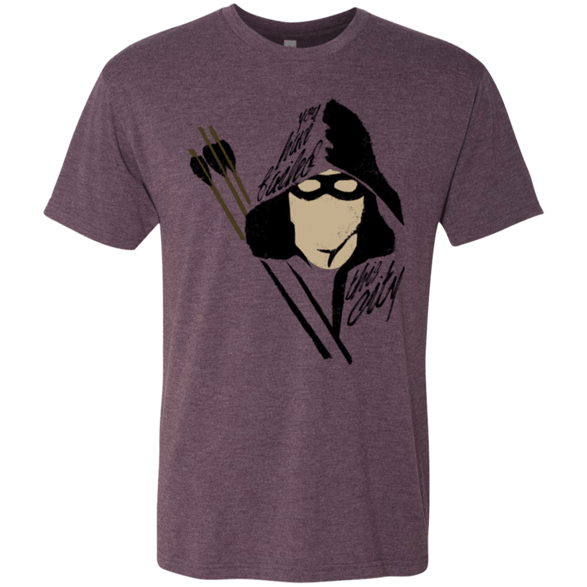 T-Shirts Vintage Purple / Small Green Archer Men's Triblend T-Shirt
