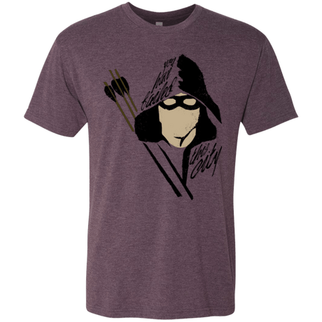 T-Shirts Vintage Purple / Small Green Archer Men's Triblend T-Shirt