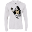 T-Shirts Heather White / X-Small Green Archer Triblend Long Sleeve Hoodie Tee