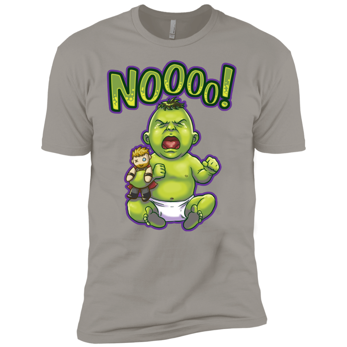 T-Shirts Light Grey / YXS Green Crybaby Boys Premium T-Shirt