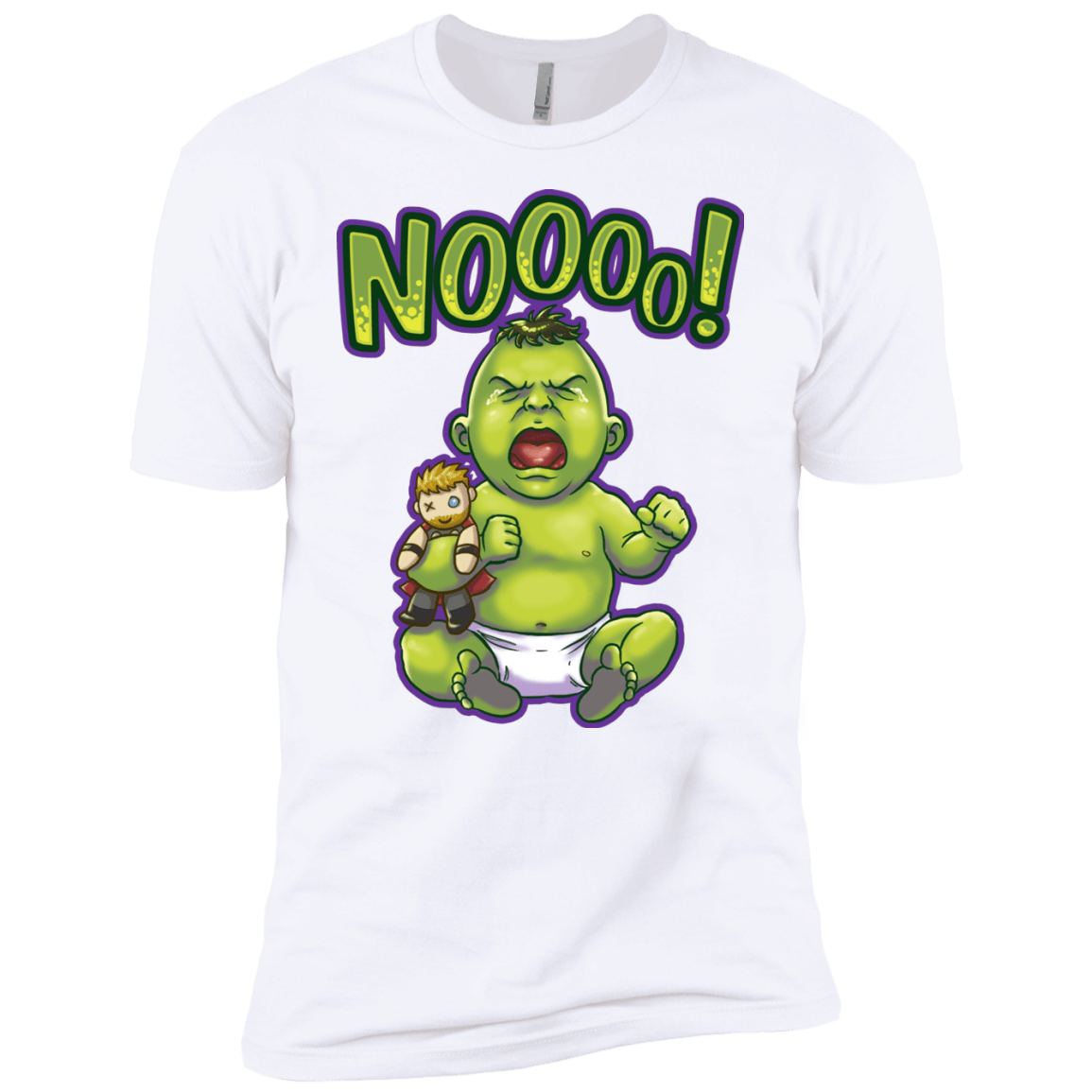 T-Shirts White / YXS Green Crybaby Boys Premium T-Shirt