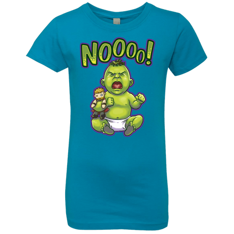 T-Shirts Turquoise / YXS Green Crybaby Girls Premium T-Shirt