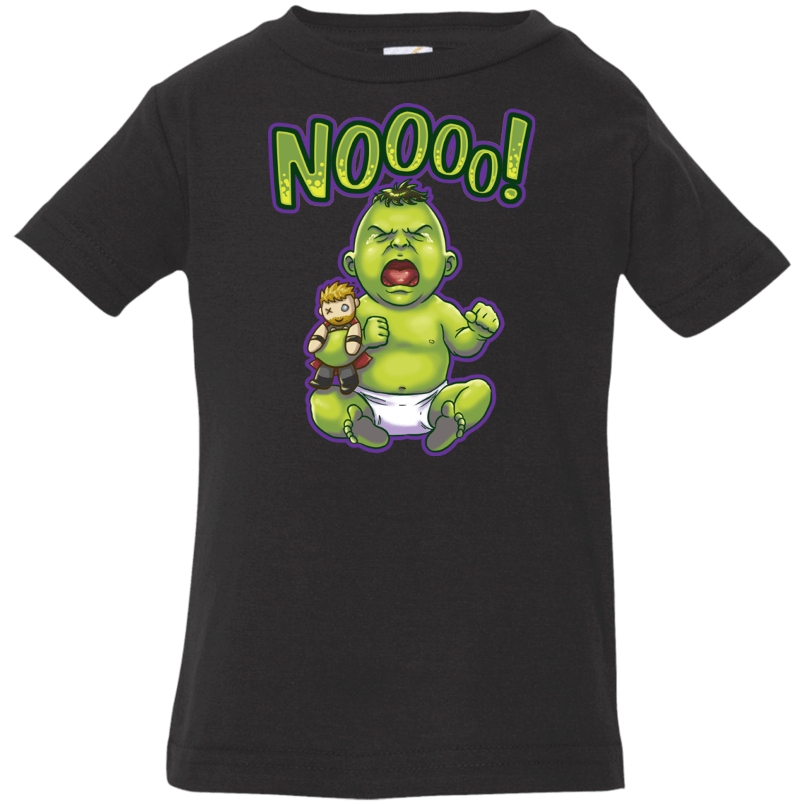 T-Shirts Black / 6 Months Green Crybaby Infant Premium T-Shirt