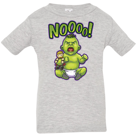 T-Shirts Heather Grey / 6 Months Green Crybaby Infant Premium T-Shirt