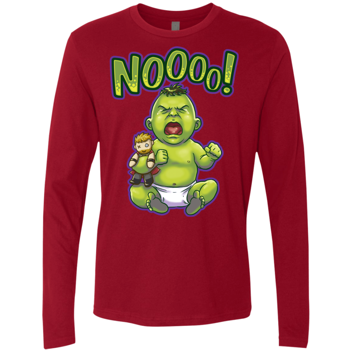 Green Crybaby Men's Premium Long Sleeve