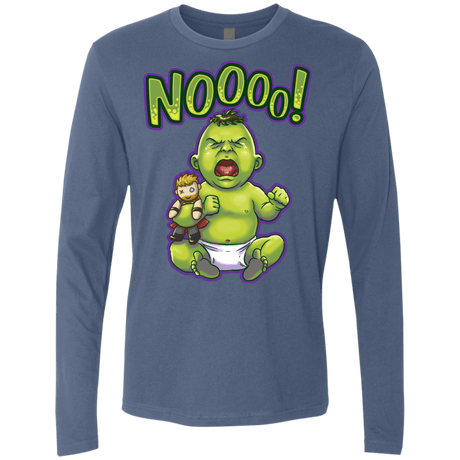 T-Shirts Indigo / S Green Crybaby Men's Premium Long Sleeve