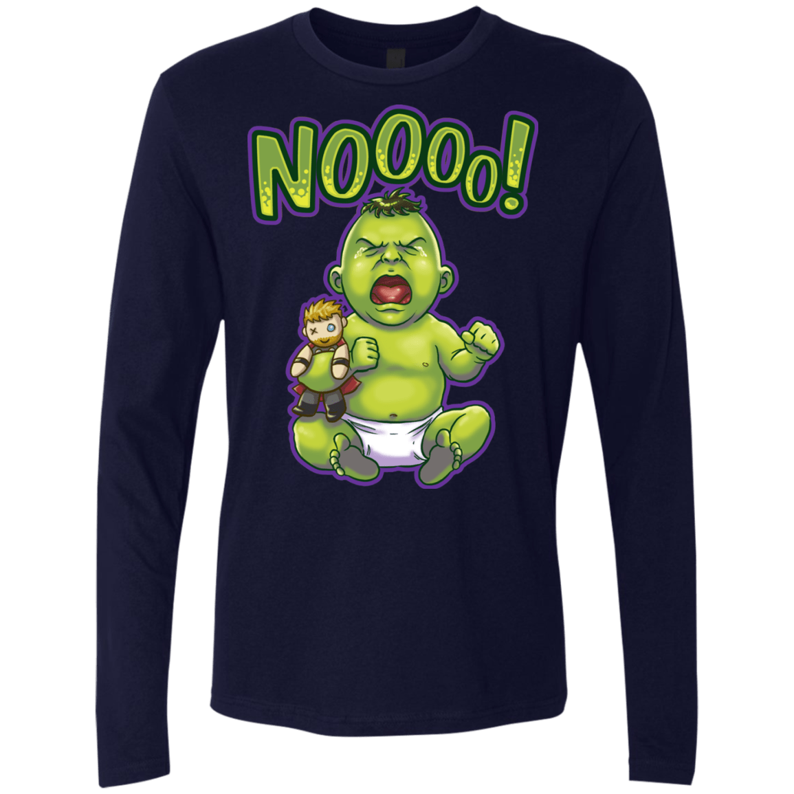Green Crybaby Men's Premium Long Sleeve