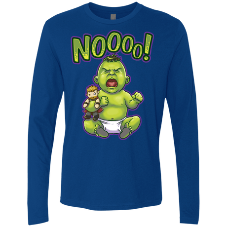 T-Shirts Royal / S Green Crybaby Men's Premium Long Sleeve