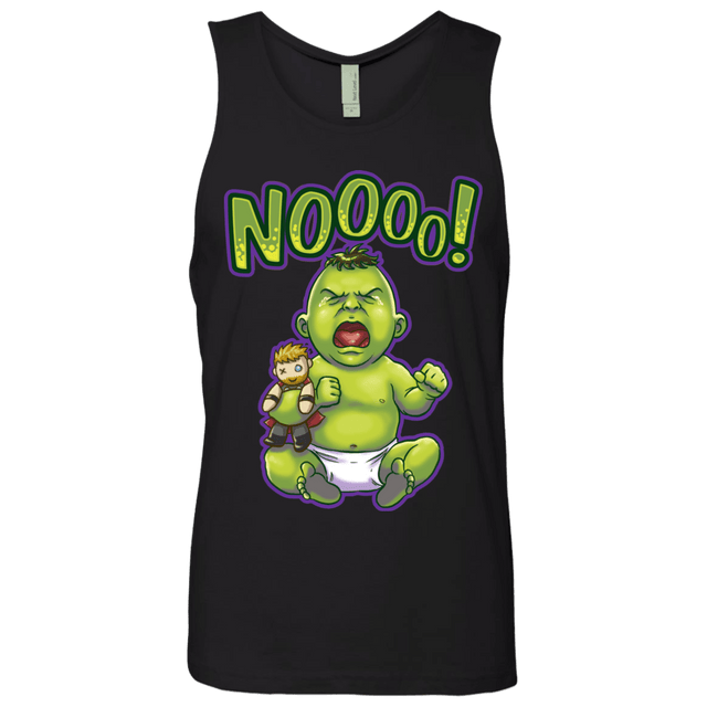 T-Shirts Black / S Green Crybaby Men's Premium Tank Top