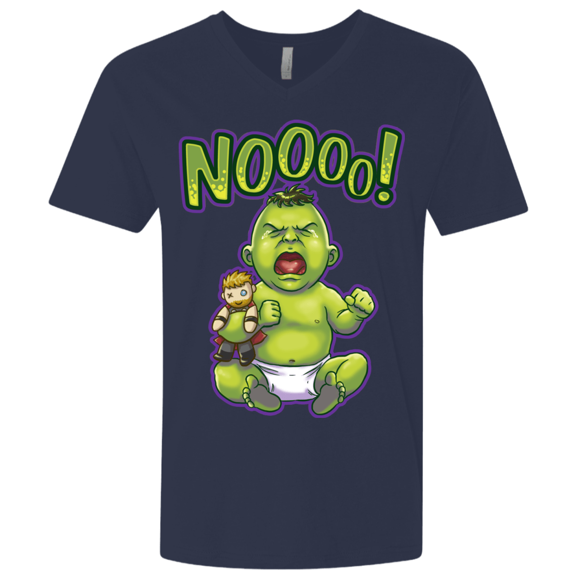 Green Crybaby Men's Premium V-Neck