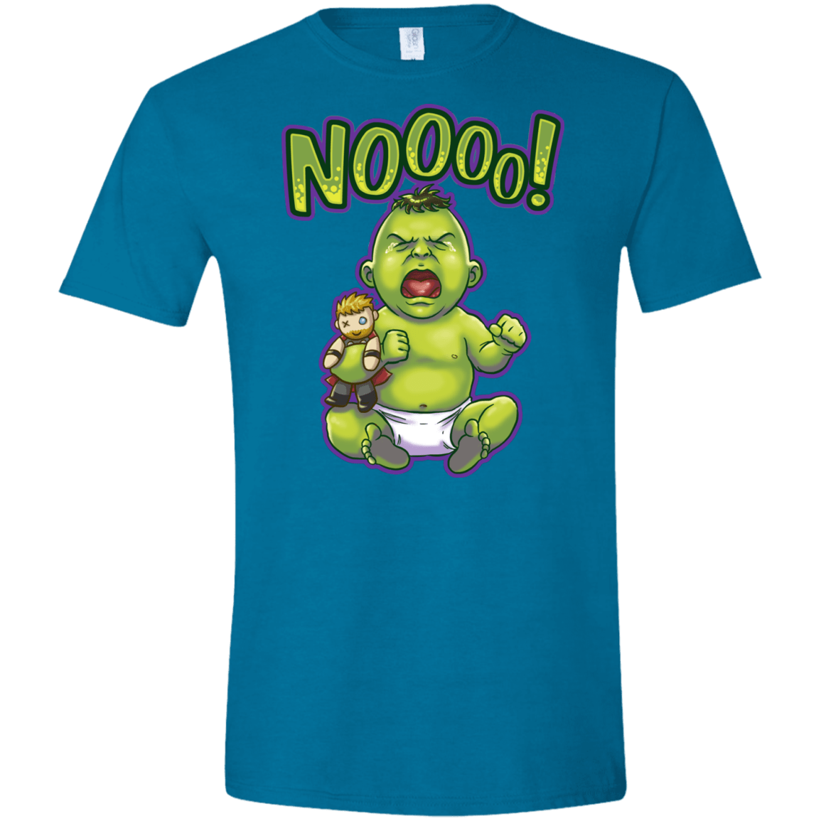 T-Shirts Antique Sapphire / S Green Crybaby Men's Semi-Fitted Softstyle