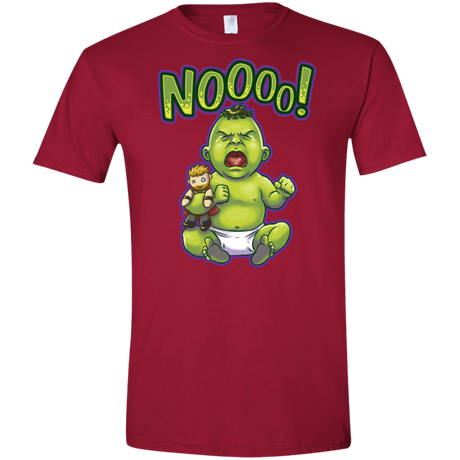 T-Shirts Cardinal Red / S Green Crybaby Men's Semi-Fitted Softstyle