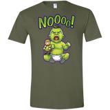 T-Shirts Military Green / S Green Crybaby Men's Semi-Fitted Softstyle