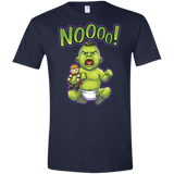 T-Shirts Navy / X-Small Green Crybaby Men's Semi-Fitted Softstyle