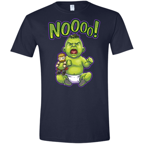 T-Shirts Navy / X-Small Green Crybaby Men's Semi-Fitted Softstyle