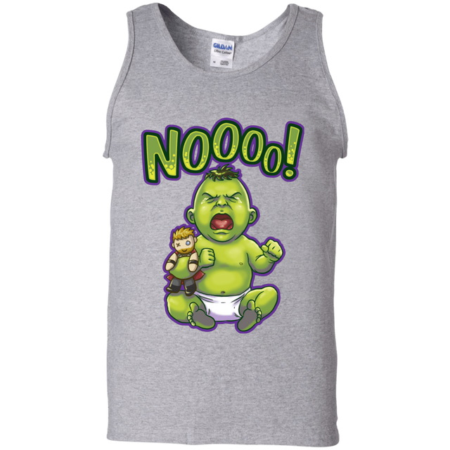 T-Shirts Sport Grey / S Green Crybaby Men's Tank Top