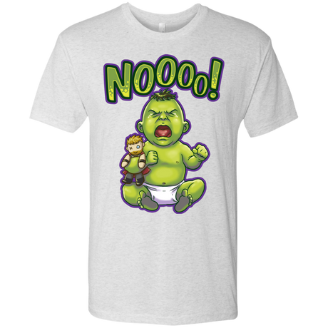 T-Shirts Heather White / S Green Crybaby Men's Triblend T-Shirt