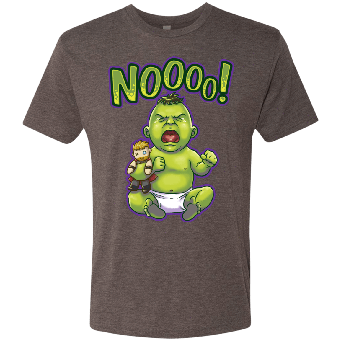 T-Shirts Macchiato / S Green Crybaby Men's Triblend T-Shirt