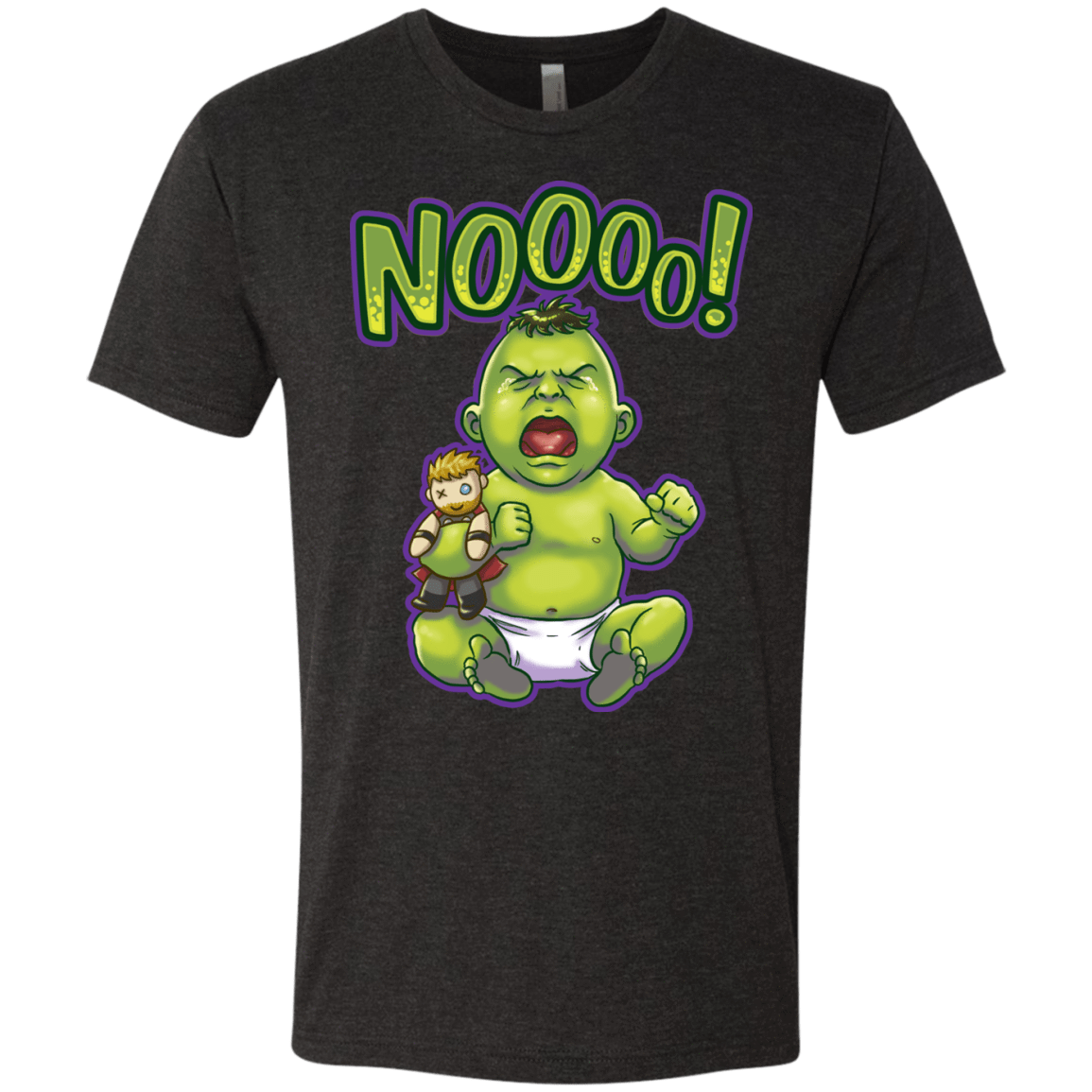 T-Shirts Vintage Black / S Green Crybaby Men's Triblend T-Shirt