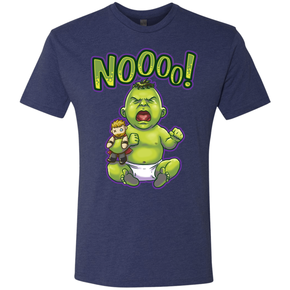 T-Shirts Vintage Navy / S Green Crybaby Men's Triblend T-Shirt