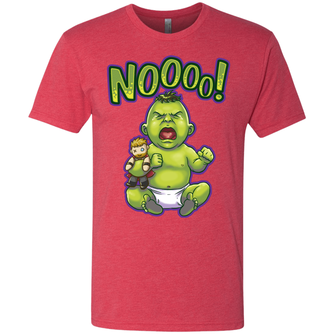 T-Shirts Vintage Red / S Green Crybaby Men's Triblend T-Shirt