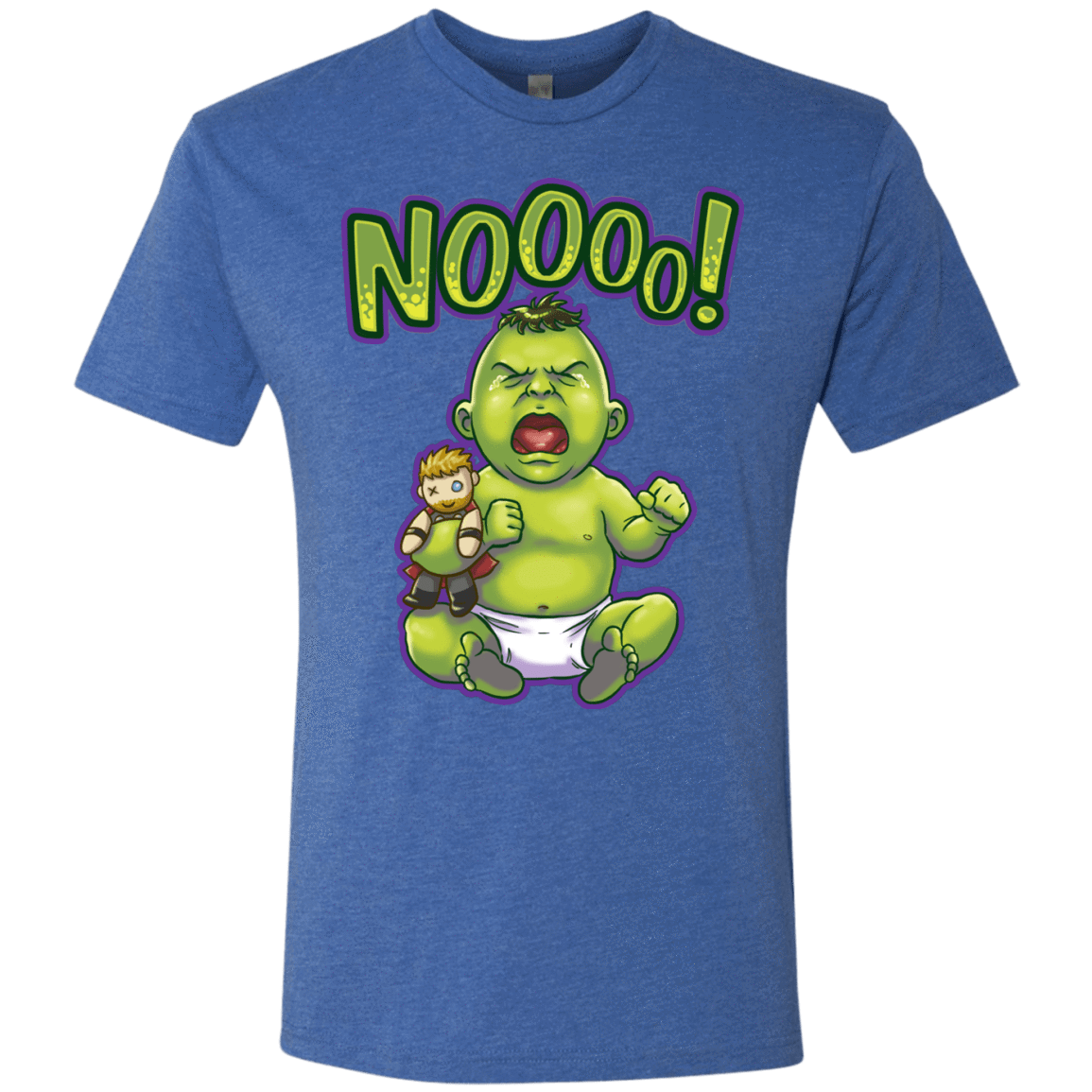 T-Shirts Vintage Royal / S Green Crybaby Men's Triblend T-Shirt