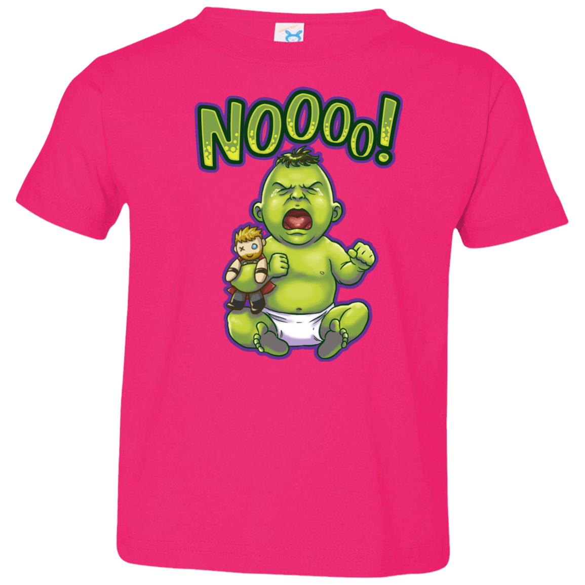 T-Shirts Hot Pink / 2T Green Crybaby Toddler Premium T-Shirt