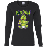 T-Shirts Black / S Green Crybaby Women's Long Sleeve T-Shirt