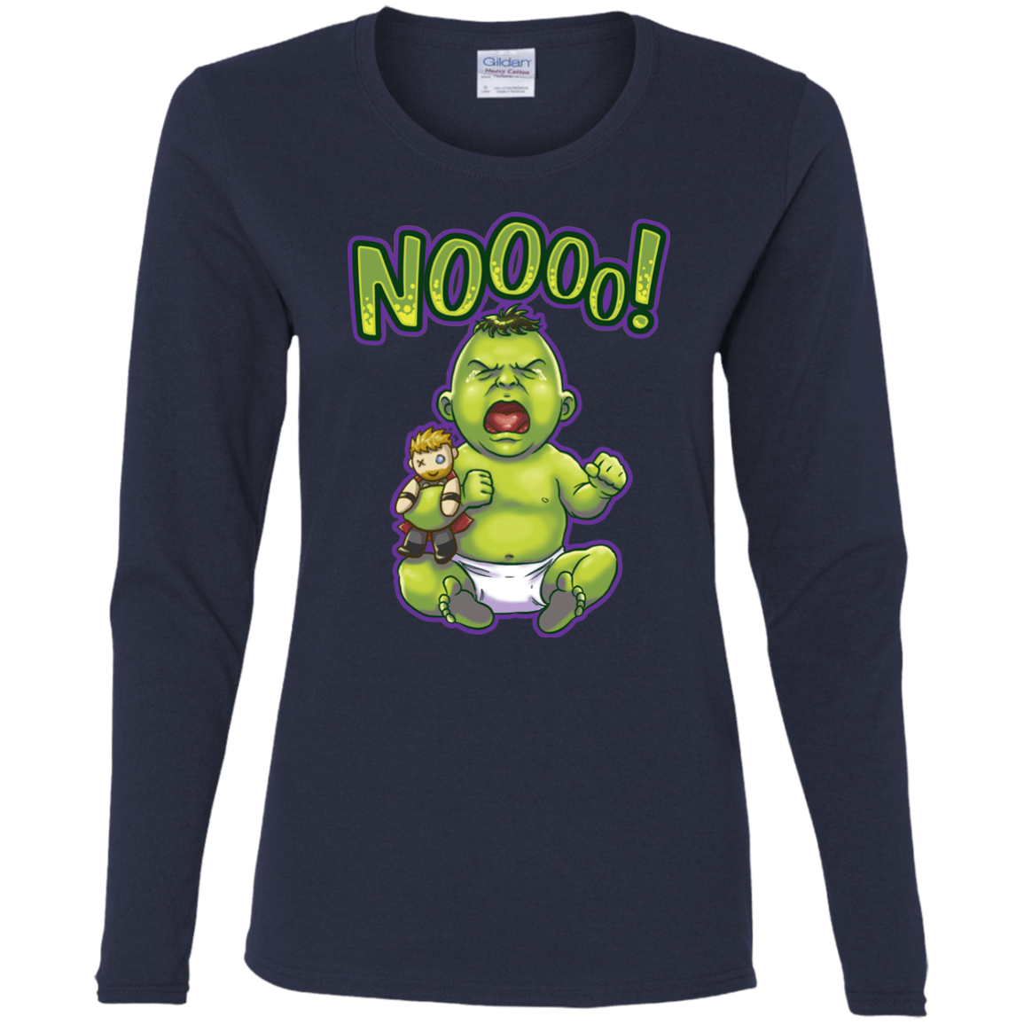 Green Crybaby Women's Long Sleeve T-Shirt