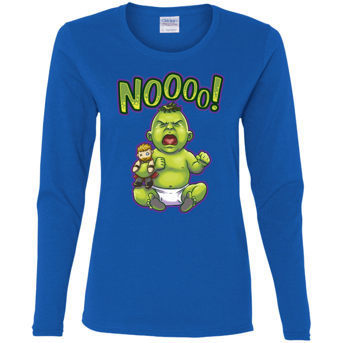 Green Crybaby Women's Long Sleeve T-Shirt