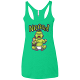 Green Crybaby Women's Triblend Racerback Tank