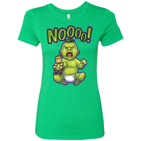 T-Shirts Envy / S Green Crybaby Women's Triblend T-Shirt