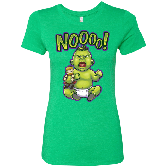 T-Shirts Envy / S Green Crybaby Women's Triblend T-Shirt