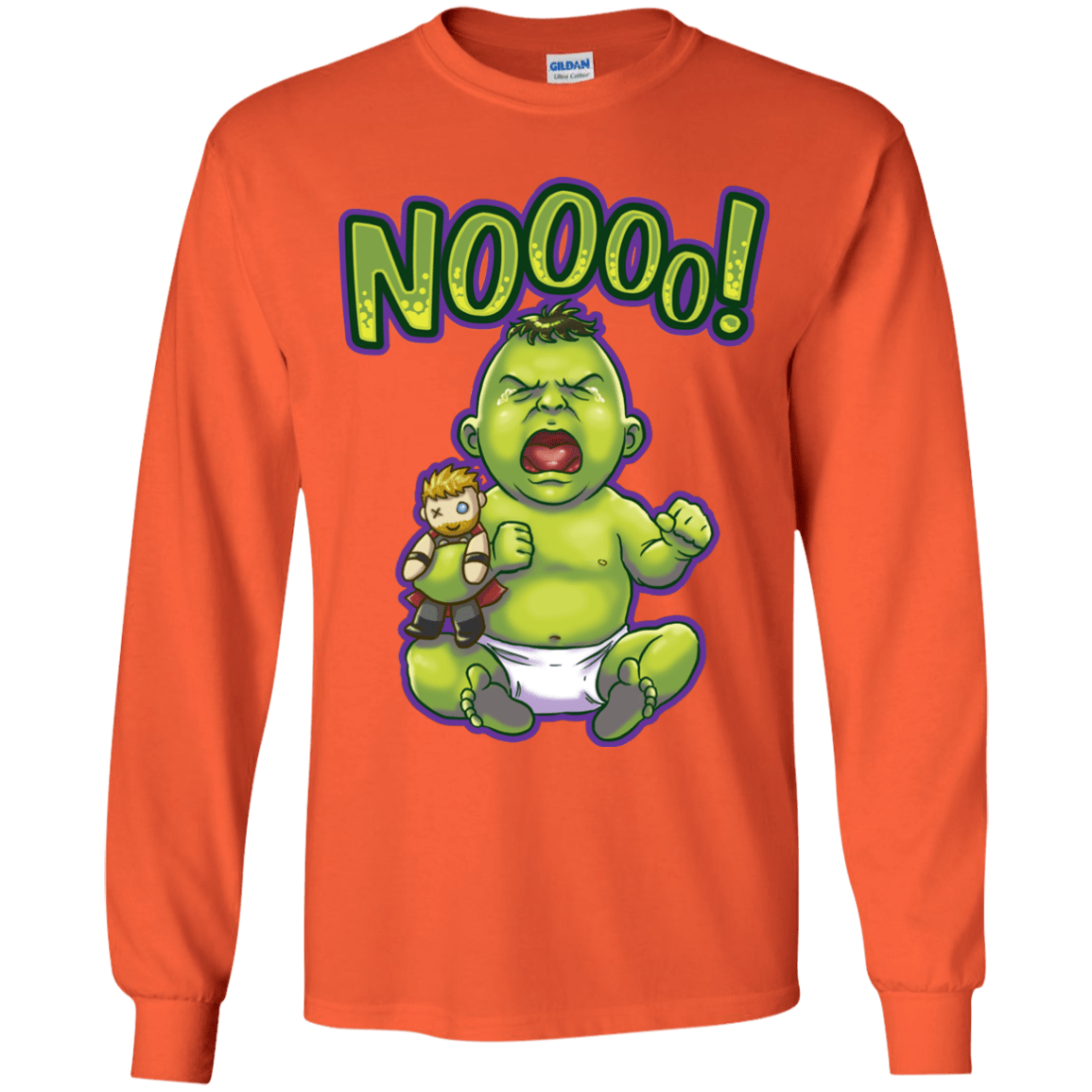 Green Crybaby Youth Long Sleeve T-Shirt