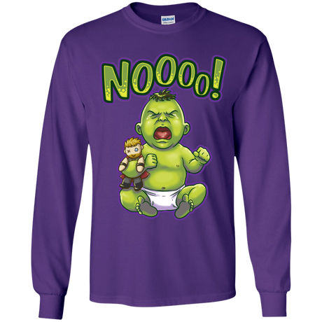 T-Shirts Purple / YS Green Crybaby Youth Long Sleeve T-Shirt