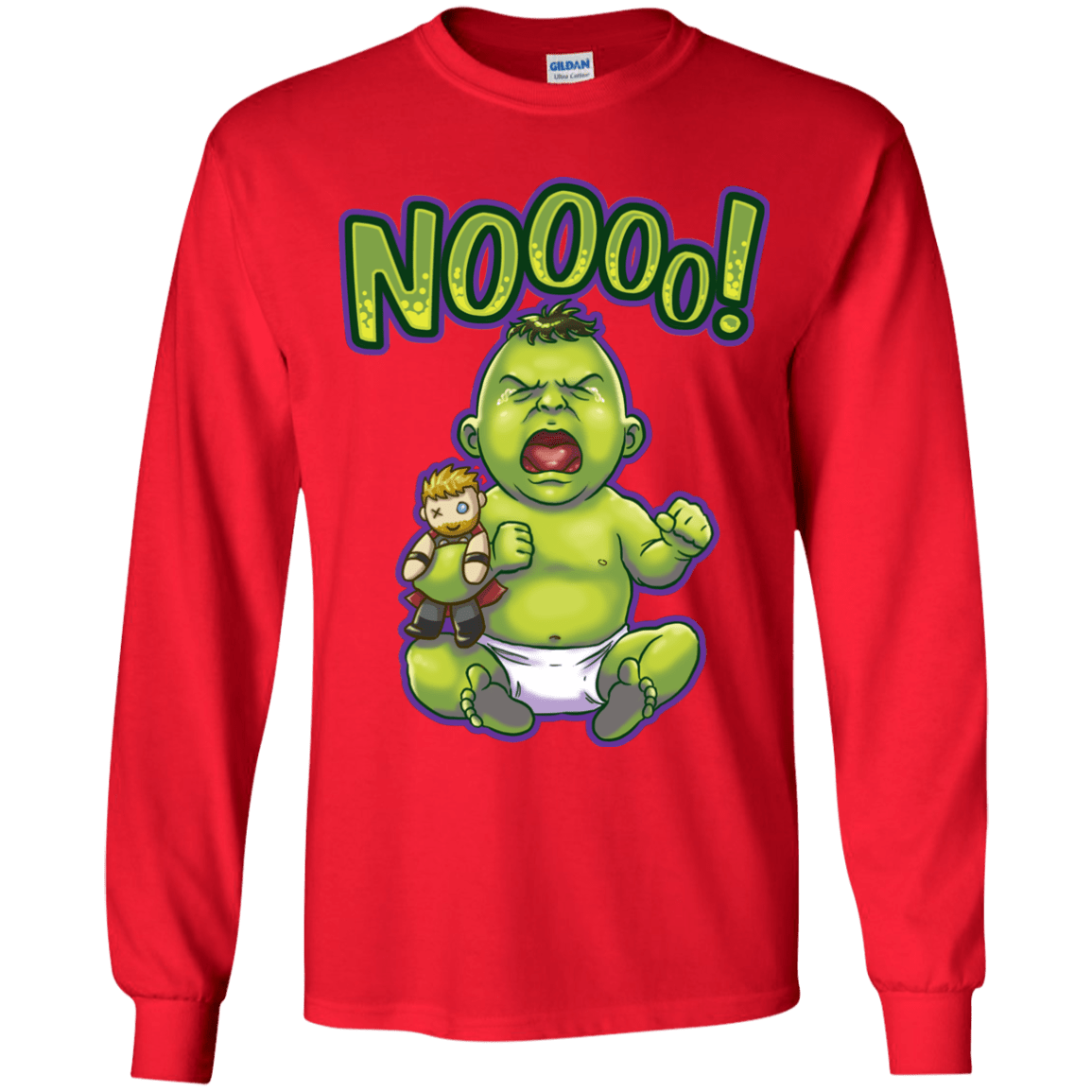 Green Crybaby Youth Long Sleeve T-Shirt