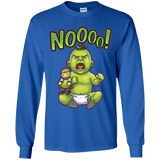 T-Shirts Royal / YS Green Crybaby Youth Long Sleeve T-Shirt