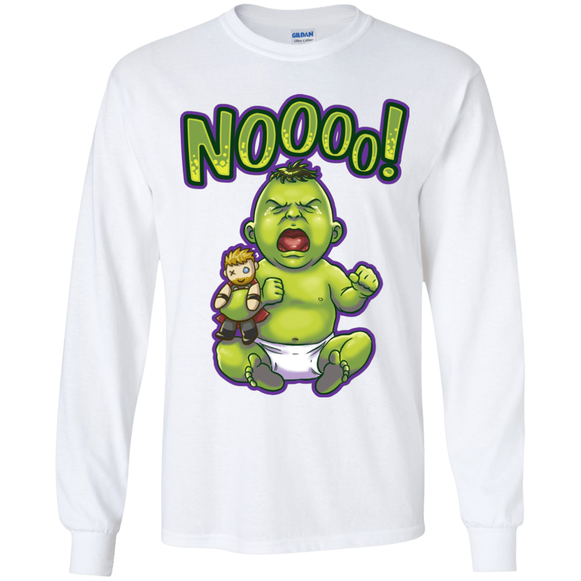 Green Crybaby Youth Long Sleeve T-Shirt
