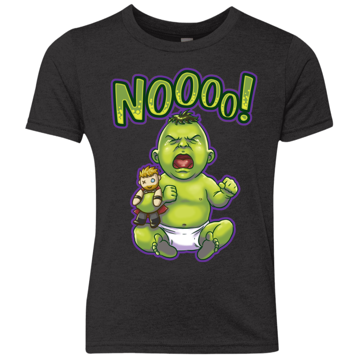 Green Crybaby Youth Triblend T-Shirt
