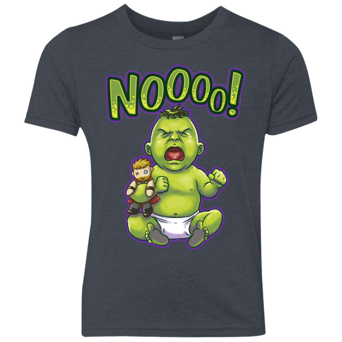 Green Crybaby Youth Triblend T-Shirt