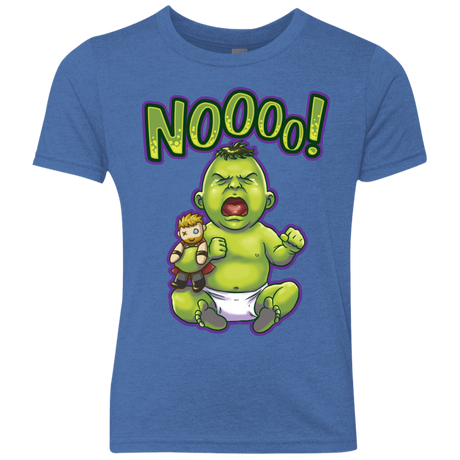 T-Shirts Vintage Royal / YXS Green Crybaby Youth Triblend T-Shirt