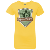 T-Shirts Vibrant Yellow / YXS Green Dragon (1) Girls Premium T-Shirt