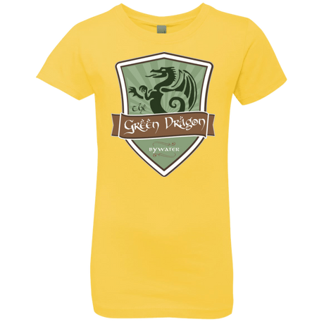T-Shirts Vibrant Yellow / YXS Green Dragon (1) Girls Premium T-Shirt