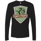 T-Shirts Black / Small Green Dragon (1) Men's Premium Long Sleeve