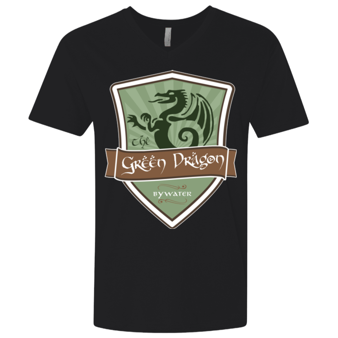 Green Dragon (1) Men's Premium V-Neck