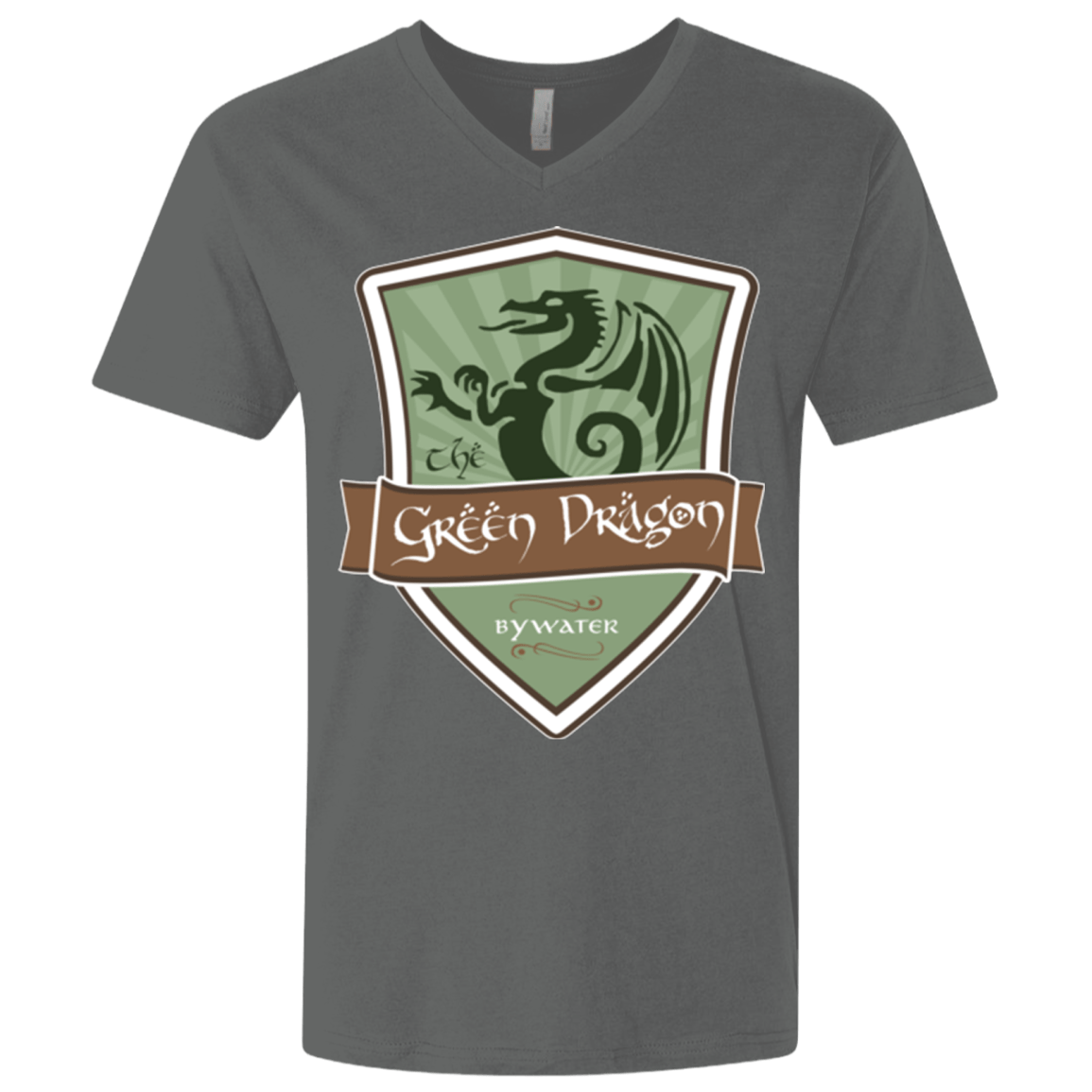 Green Dragon (1) Men's Premium V-Neck