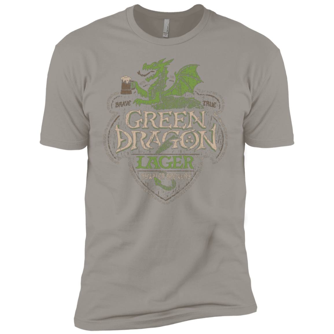 T-Shirts Light Grey / YXS Green Dragon Boys Premium T-Shirt